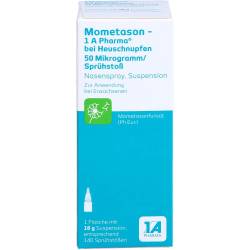Mometason 1A Phar.b.Heuschnupfen 50µg/Spr.Stoß 140 18 g