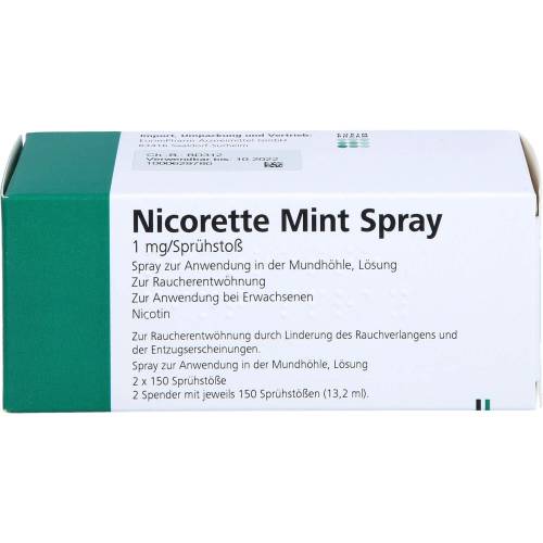 Nicorette Mint Spray 1 mg/Sprühstoß 2 St