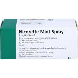 Nicorette Mint Spray 1 mg/Sprühstoß 2 St
