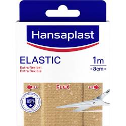Hansaplast Elastic Pflaster 8 cmx1 m 1 St