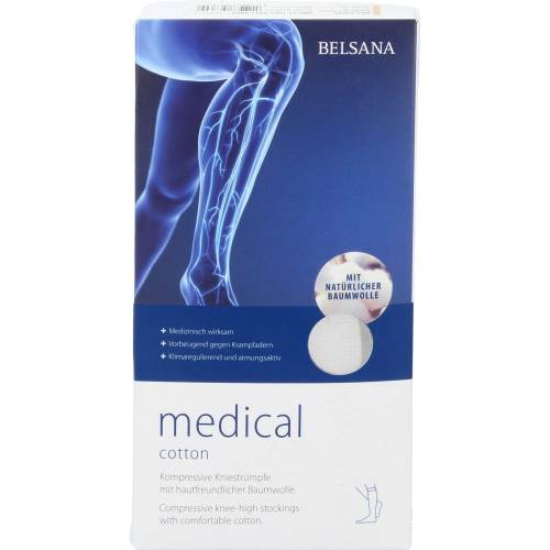 Belsana med cotton Ad Gr.M Gr.39-41 weiß 2 St