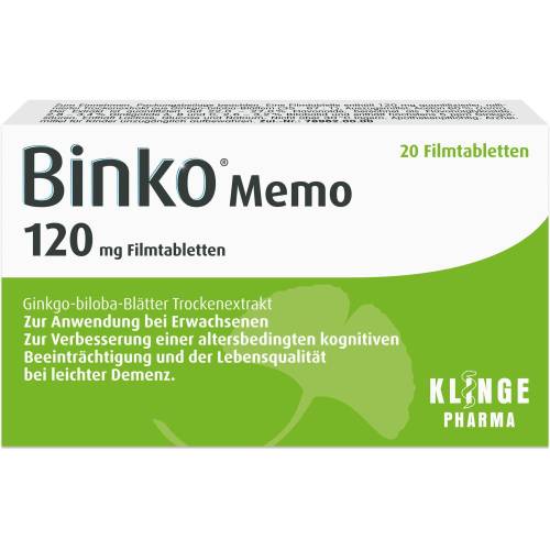 Binko Memo 120 mg Filmtabletten 20 St