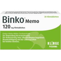 Binko Memo 120 mg Filmtabletten 20 St