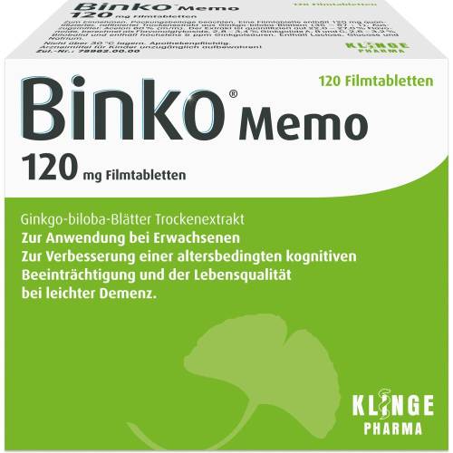 Binko Memo 120 mg Filmtabletten 120 St