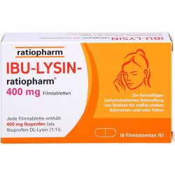 Ibu-Lysin-ratiopharm 400 mg Filmtabletten 10 St