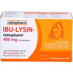 Ibu-Lysin-ratiopharm 400 mg Filmtabletten 50 St
