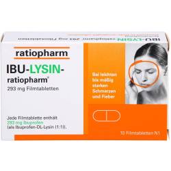 Ibu-Lysin-ratiopharm 293 mg Filmtabletten 10 St