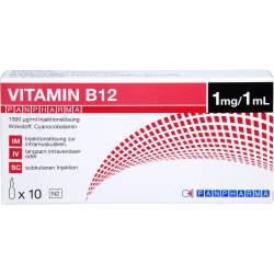 Vitamin B12 Panpharma 1000 µg/ml Injektionslsg. 10 ml