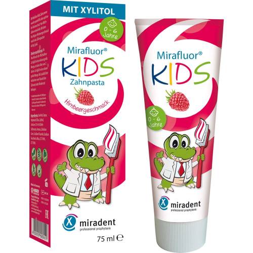 Miradent Mirafluor Kids Zahncreme 75 ml