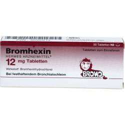 Bromhexin Hermes Arzneimittel 12 mg Tabletten 50 St