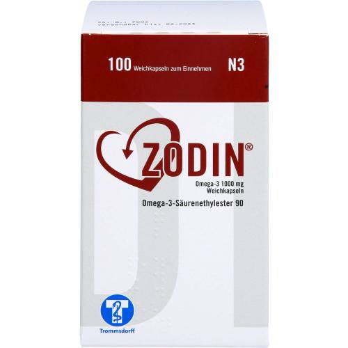 Zodin Omega-3 1000 mg Weichkapseln 100 St