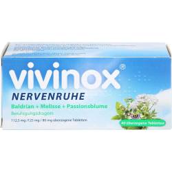 Vivinox Nervenruhe Baldr.+Mel.+Passion.Beruh.Drag. 40 St