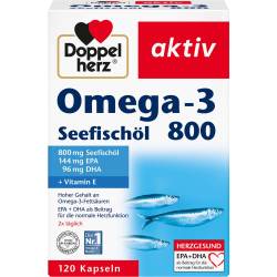 Doppelherz Omega-3 Seefischöl 800 aktiv Kapseln 120 St