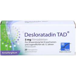 Desloratadin Tad 5 mg Filmtabletten 20 St