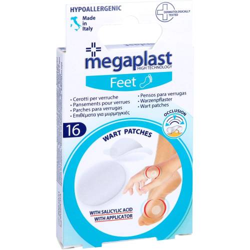Warzenpflaster 2 Größen 1,2 cm+1,9 cm megaplast 16 St