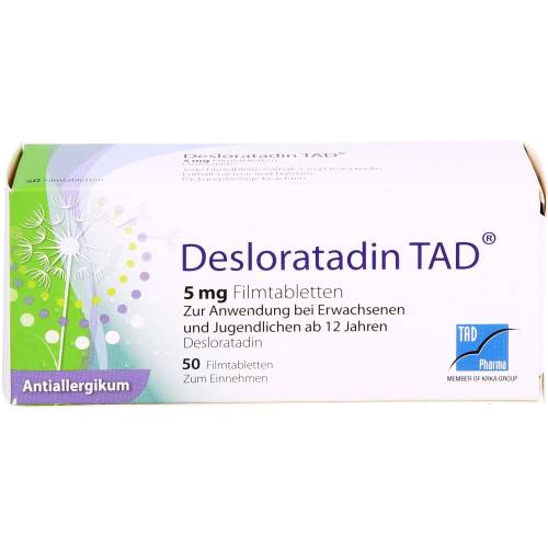 Desloratadin Tad 5 mg Filmtabletten 50 St