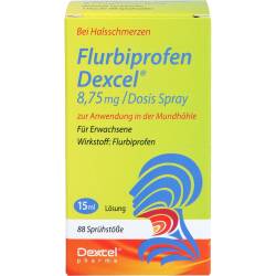 Flurbiprofen Dexcel 8,75 mg/Dos.Spray Mundhöhle 15 ml