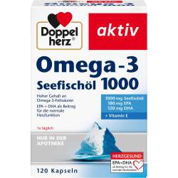 Doppelherz Omega-3 Seefischöl 1000 Kapseln 120 St