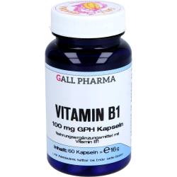 Vitamin B1 100 mg Gph Kapseln 60 St