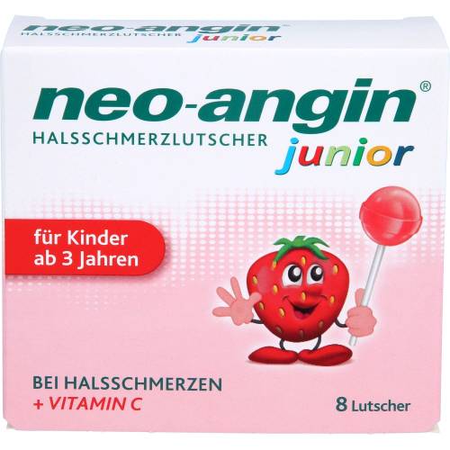 Neo-Angin junior Halsschmerzlutscher 8 St