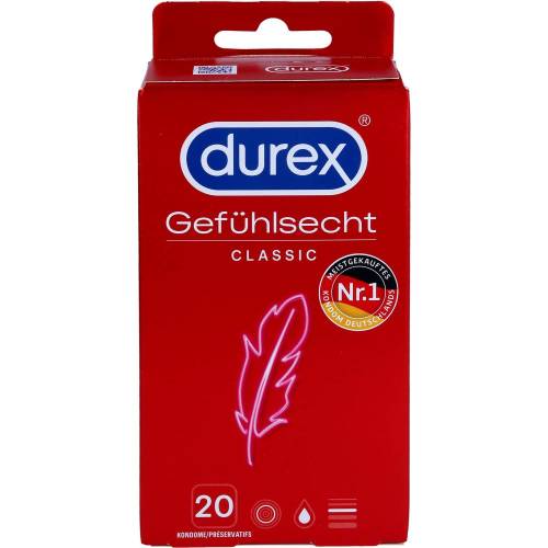 Durex Gefühlsecht classic Kondome 20 St