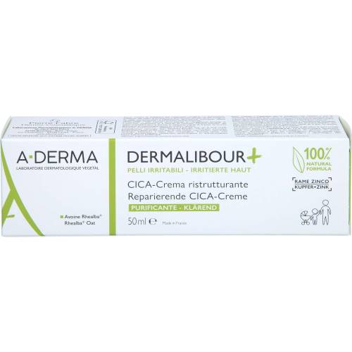 A-Derma Dermalibour+ Cica reparierende Creme 50 ml