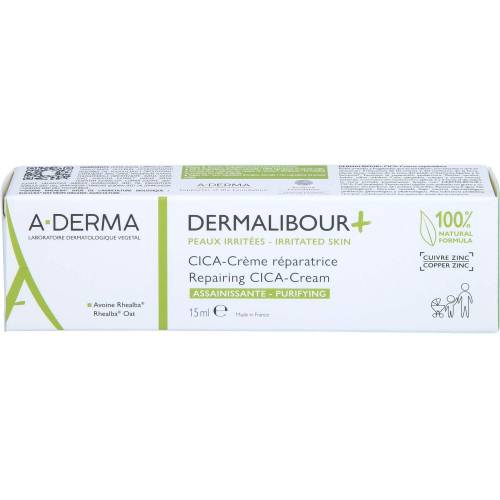 A-Derma Dermalibour+ Cica reparierende Creme 15 ml