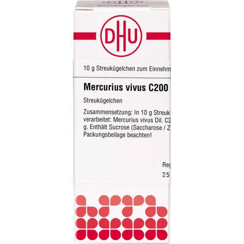 Mercurius Vivus C 200 Globuli 10 g
