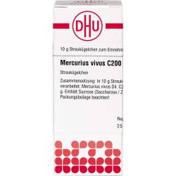 Mercurius Vivus C 200 Globuli 10 g