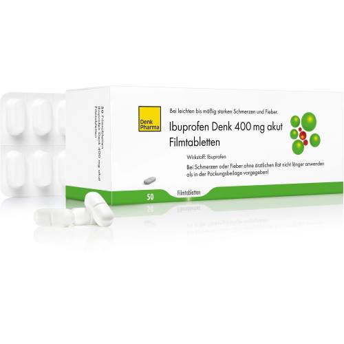 Ibuprofen Denk 400 mg akut Filmtabletten 50 St