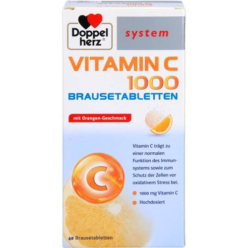 Doppelherz Vitamin C 1000 system Brausetabletten 40 St
