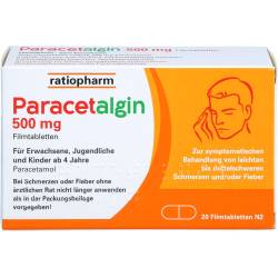 Paracetalgin 500 mg Filmtabletten 20 St