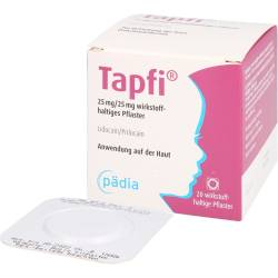 Tapfi 25 mg/25 mg wirkstoffhaltiges Pflaster 20 St