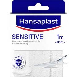 Hansaplast Sensitive Pflast.hypoallergen 8 cmx1 m 1 St