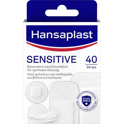 Hansaplast Sensitive Pflast.hypoallergen Strips 40 St