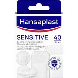 Hansaplast Sensitive Pflast.hypoallergen Strips 40 St