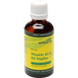 Vitamin D3 & K2 Tropfen 1000 I.E./20 µg je Tropfen 50 ml