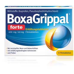 Boxagrippal forte Erkältungstab. 400 mg/60 mg Fta 12 St