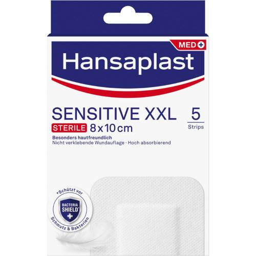 Hansaplast Sensitive Wundverband steril 8x10 cm 5 St