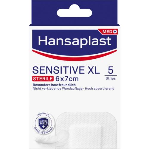 Hansaplast Sensitive Wundverband steril 6x7 cm 5 St