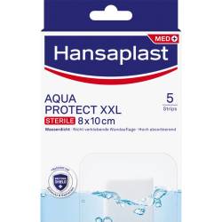 Hansaplast Aqua Protect Wundverb.steril 8x10 cm 5 St