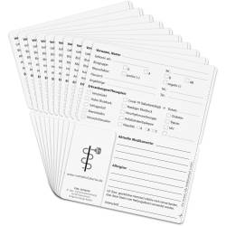 Notfall-Info-Kartenhülle für die Gesundheitskarte 10 St