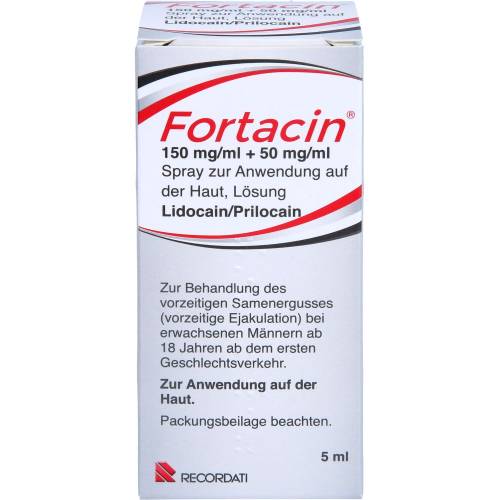 Fortacin 150 mg/ml + 50 mg/ml Spray z.Anw.a.Haut 5 ml
