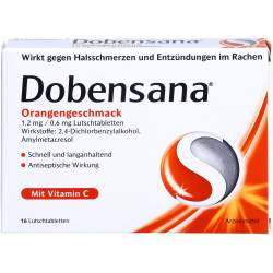 Dobensana Orangengeschmack 1,2mg/0,6mg Lutschtabl. 16 St