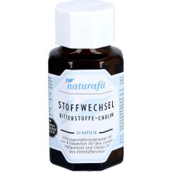 Naturafit Stoffwechsel Bitterstoffe+Cholin Kapseln 60 St