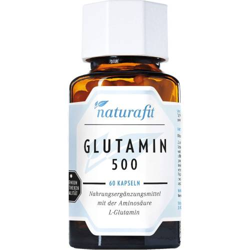 Naturafit Glutamin 500 mg Kapseln 60 St
