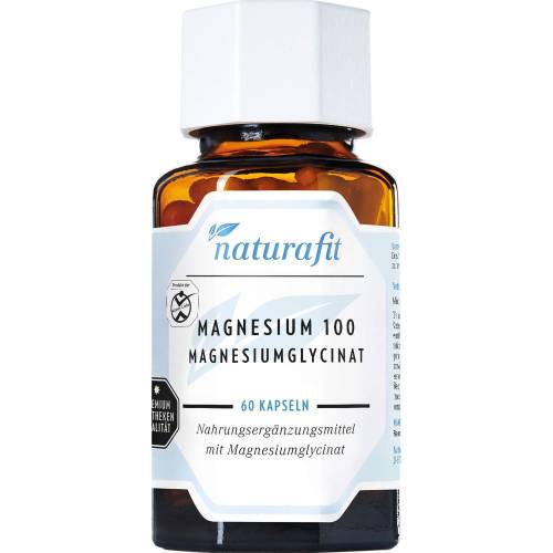 Naturafit Magnesium 100 mg Magnesiumglycinat Kaps. 60 St