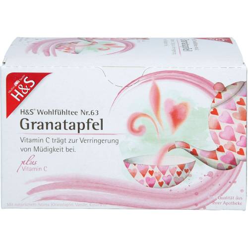 H&S Granatapfel mit Vitamin C Filterbeutel 40 g