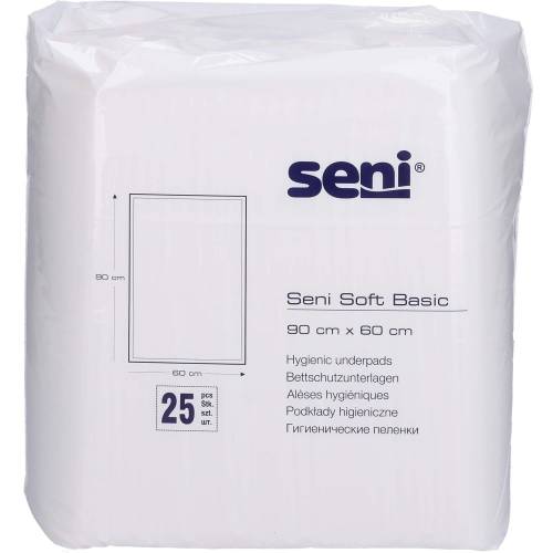 Seni Soft Basic Bettschutzunterlage 60x90 cm 50 St
