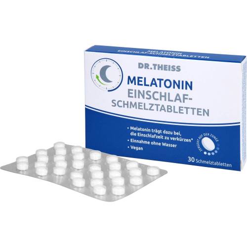 Dr.Theiss Melatonin Einschlaf-Schmelztabletten 30 St